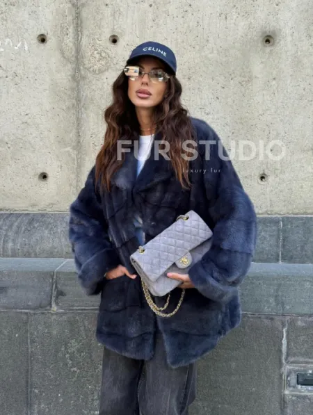 Короткая норковая шуба - автоледи - фото 11