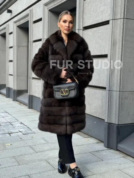 Шуба из соболиного меха - фото 11