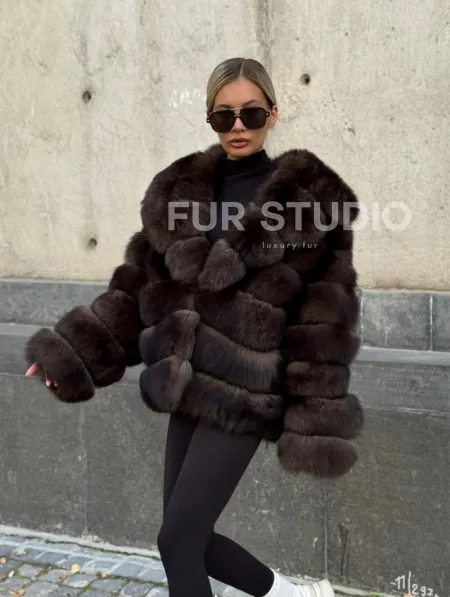 Шуба под соболь - фото 6