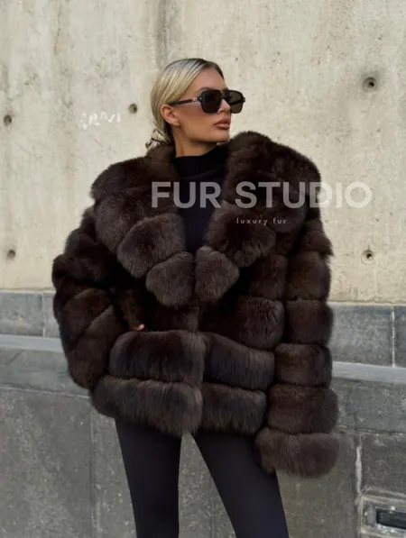 Шуба под соболь - фото 10