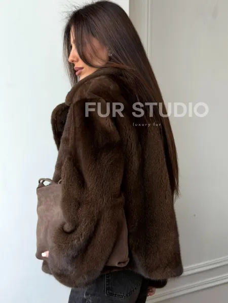 Норковый пиджак - фото 7