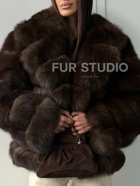 Полушубок из песца 