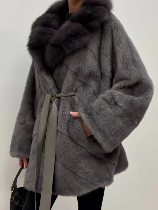 Полушубок норковый 