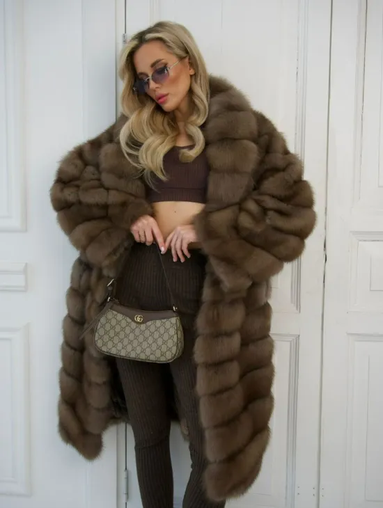 Шуба из куницы - фото 0