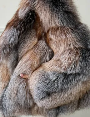 Полушубок из чернобурки - фото 2