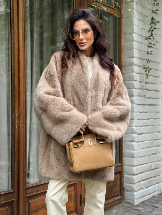 Полушубок из норки - фото 0