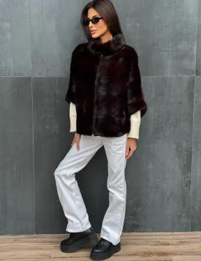 Норковый полушубок на молнии - фото 2