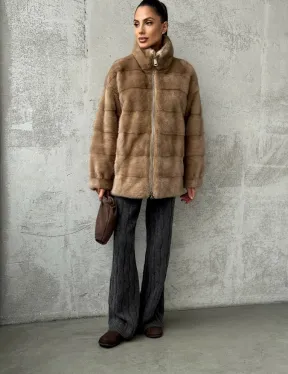 Норковая куртка - фото 5