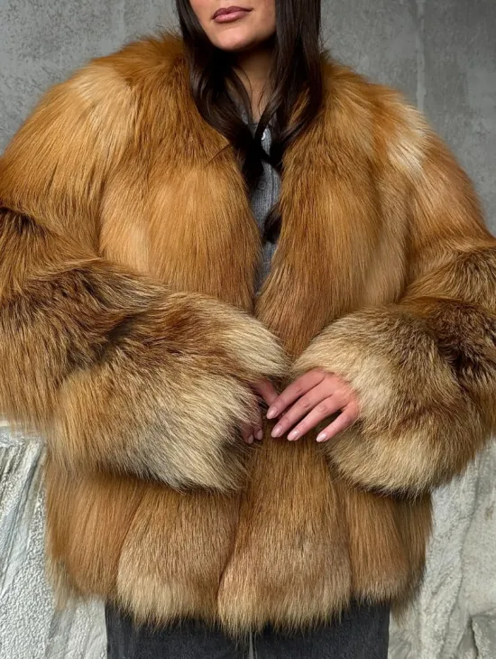 Шуба из лисы - фото 1