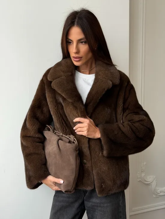 Норковый пиджак - фото 9