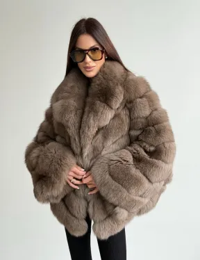 Шуба из меха финского песца - фото 11