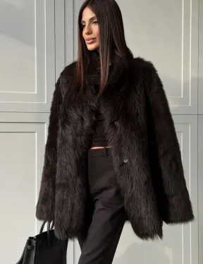 Женская дубленка из тосканы - фото 5