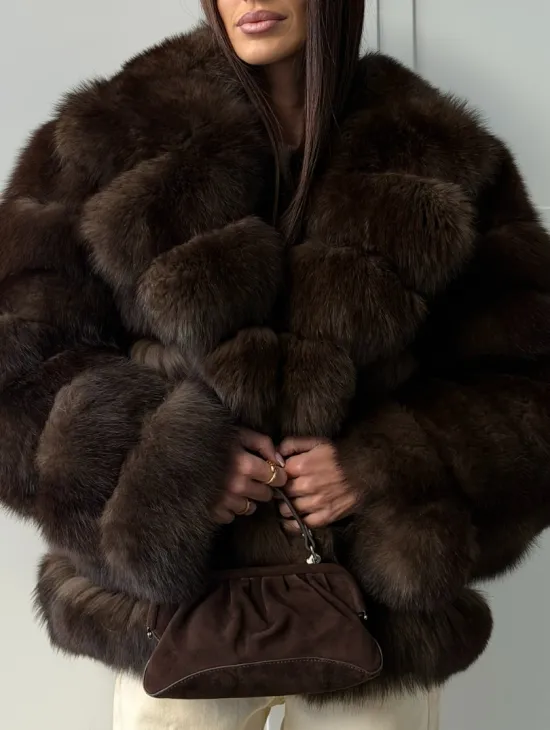 Полушубок из песца 