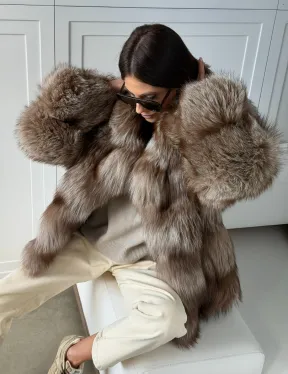 Полушубок из финской лисы - фото 11